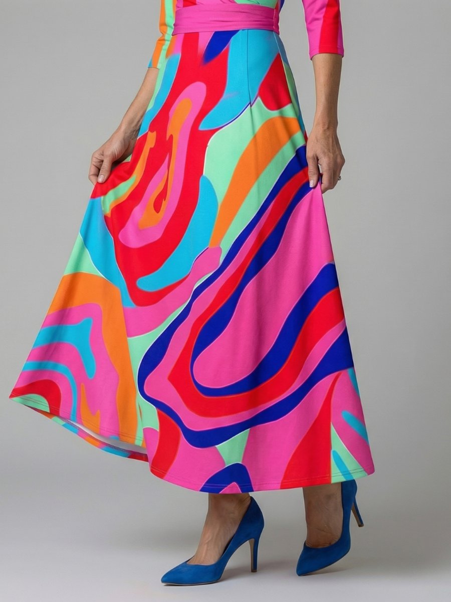 Evelyn Kerstjurk met Bloemenprint