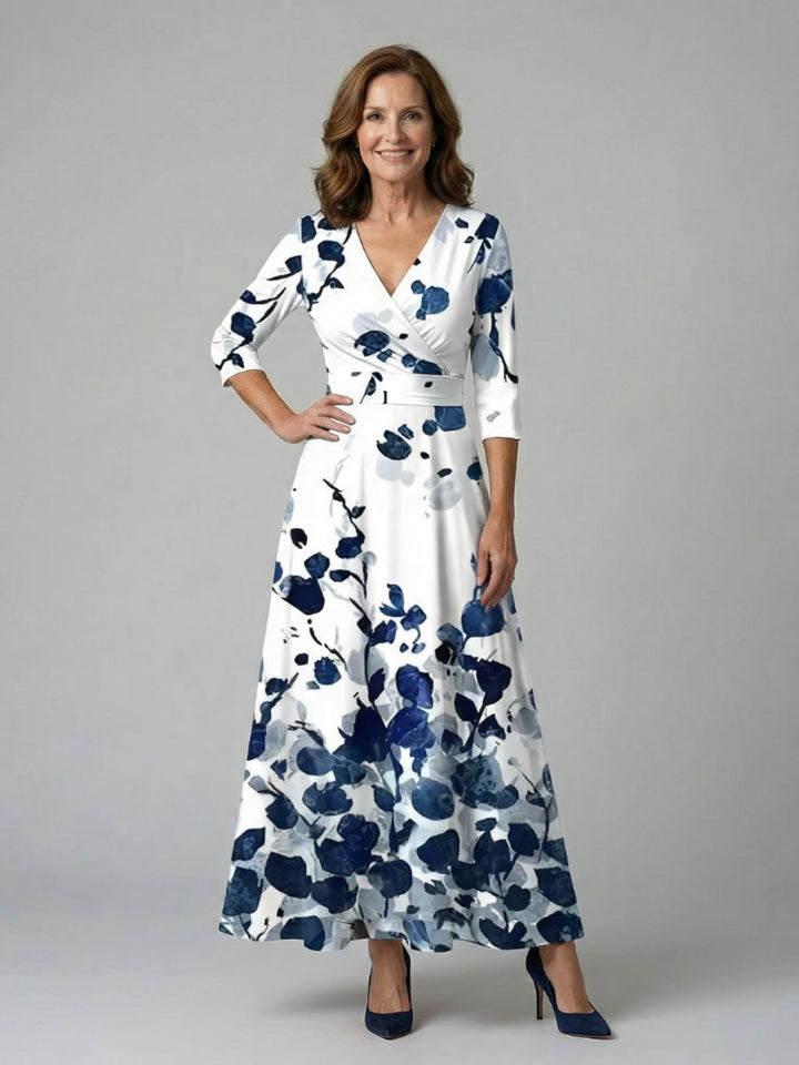 Evelyn Kerstjurk met Bloemenprint