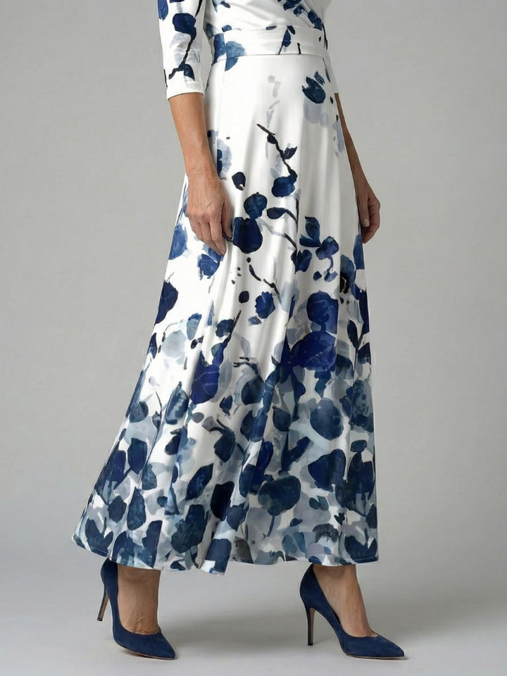 Evelyn Kerstjurk met Bloemenprint