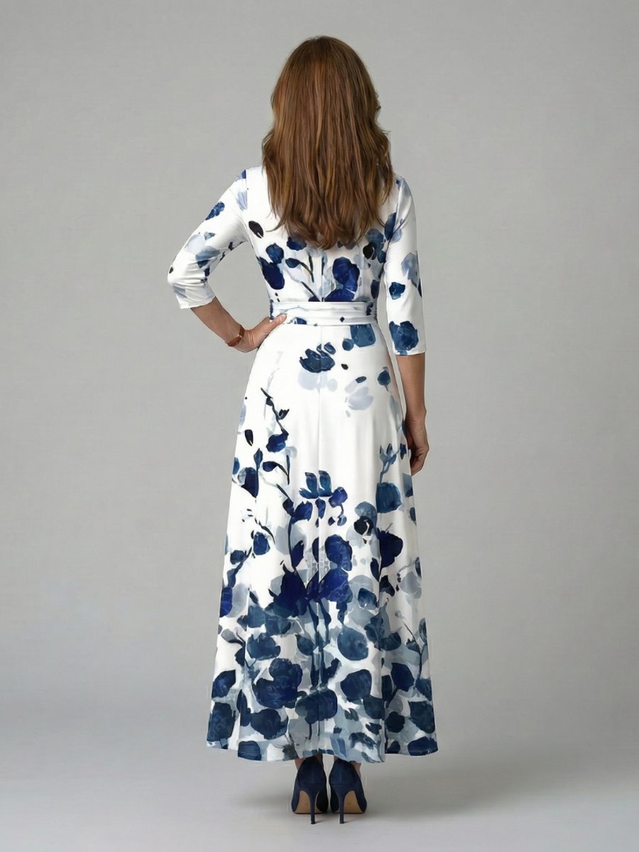 Evelyn Kerstjurk met Bloemenprint