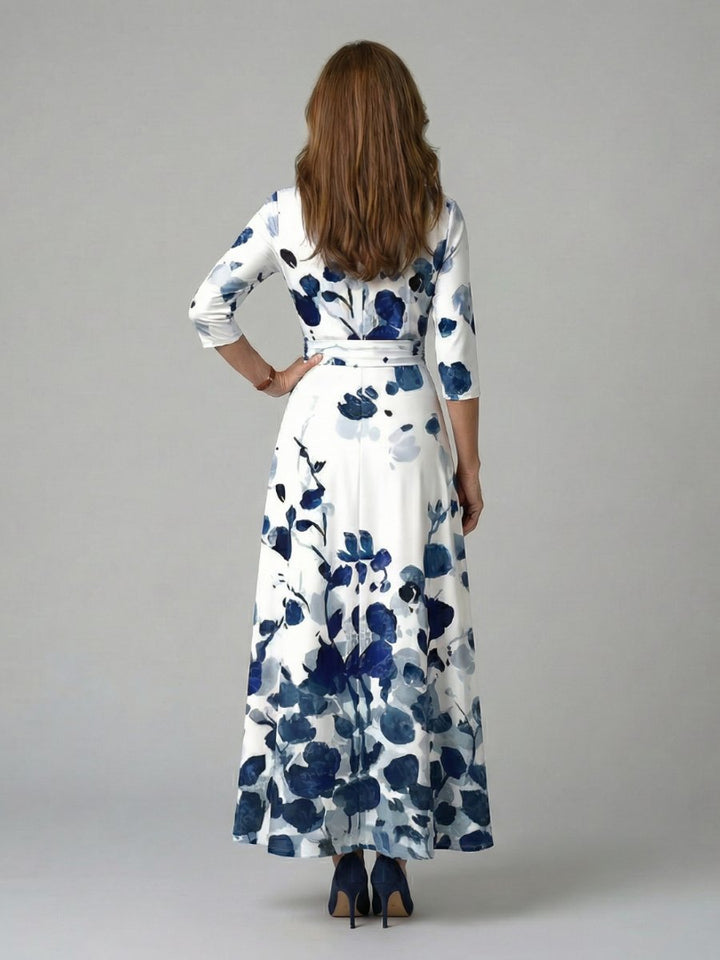 Evelyn Kerstjurk met Bloemenprint