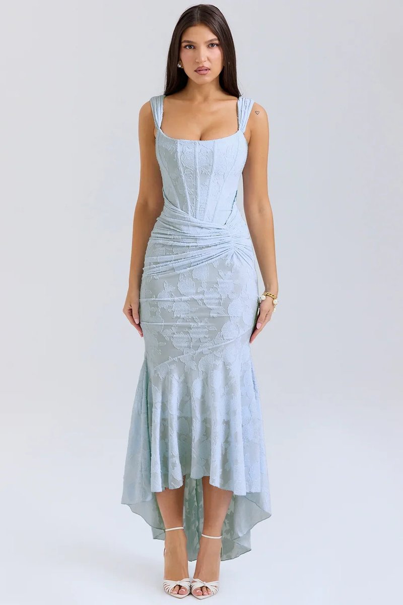 Willow Kerstjurk met Bloemenprint