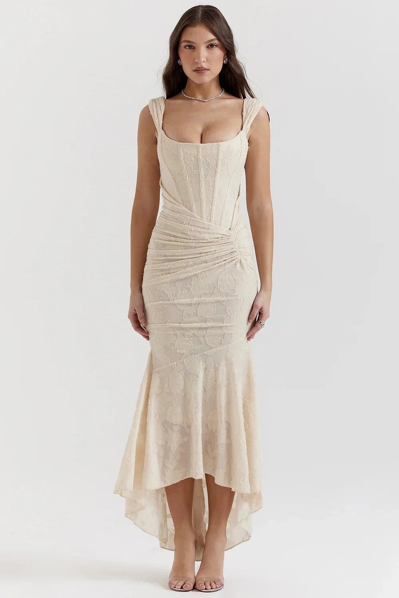 Willow Kerstjurk met Bloemenprint