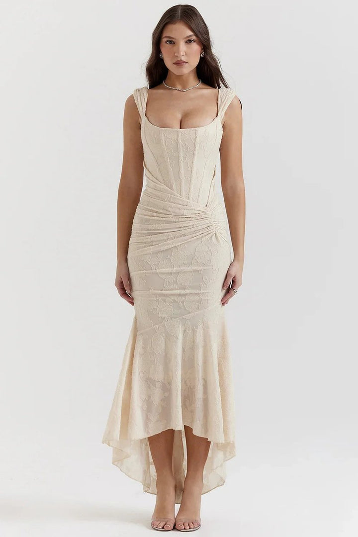 Willow Kerstjurk met Bloemenprint