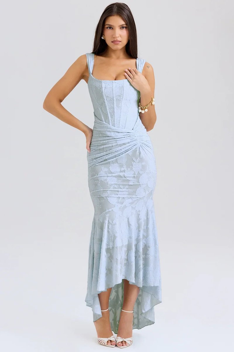 Willow Kerstjurk met Bloemenprint