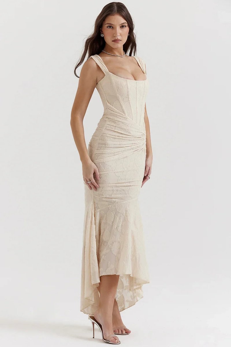 Willow Kerstjurk met Bloemenprint