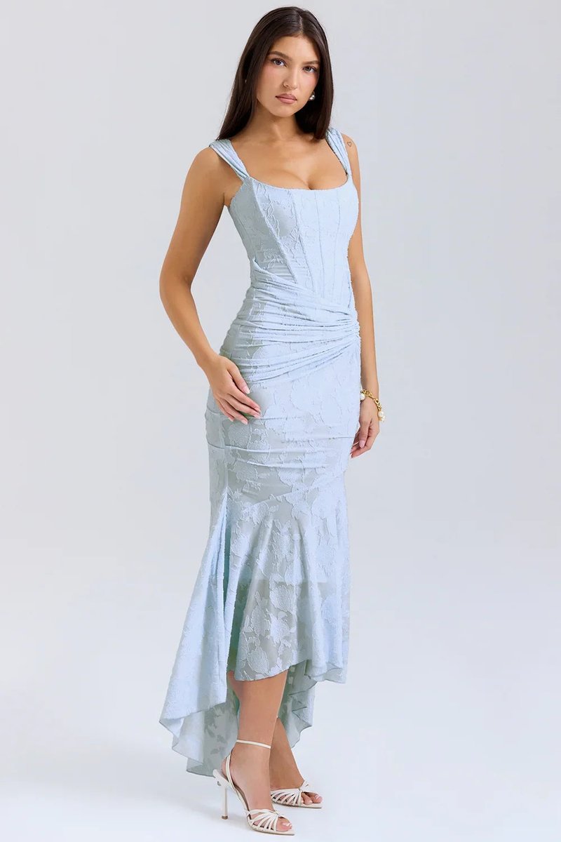 Willow Kerstjurk met Bloemenprint