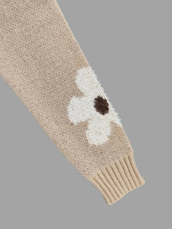 Willow Gebreide Trui met Bloemenprint