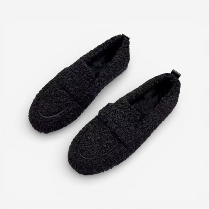 Rosie Teddy Loafers met Ronde Neus