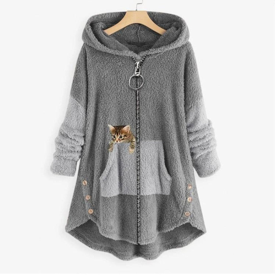 Freya Fleece Teddyjas met Capuchon