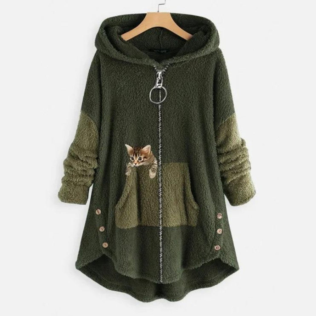 Freya Fleece Teddyjas met Capuchon