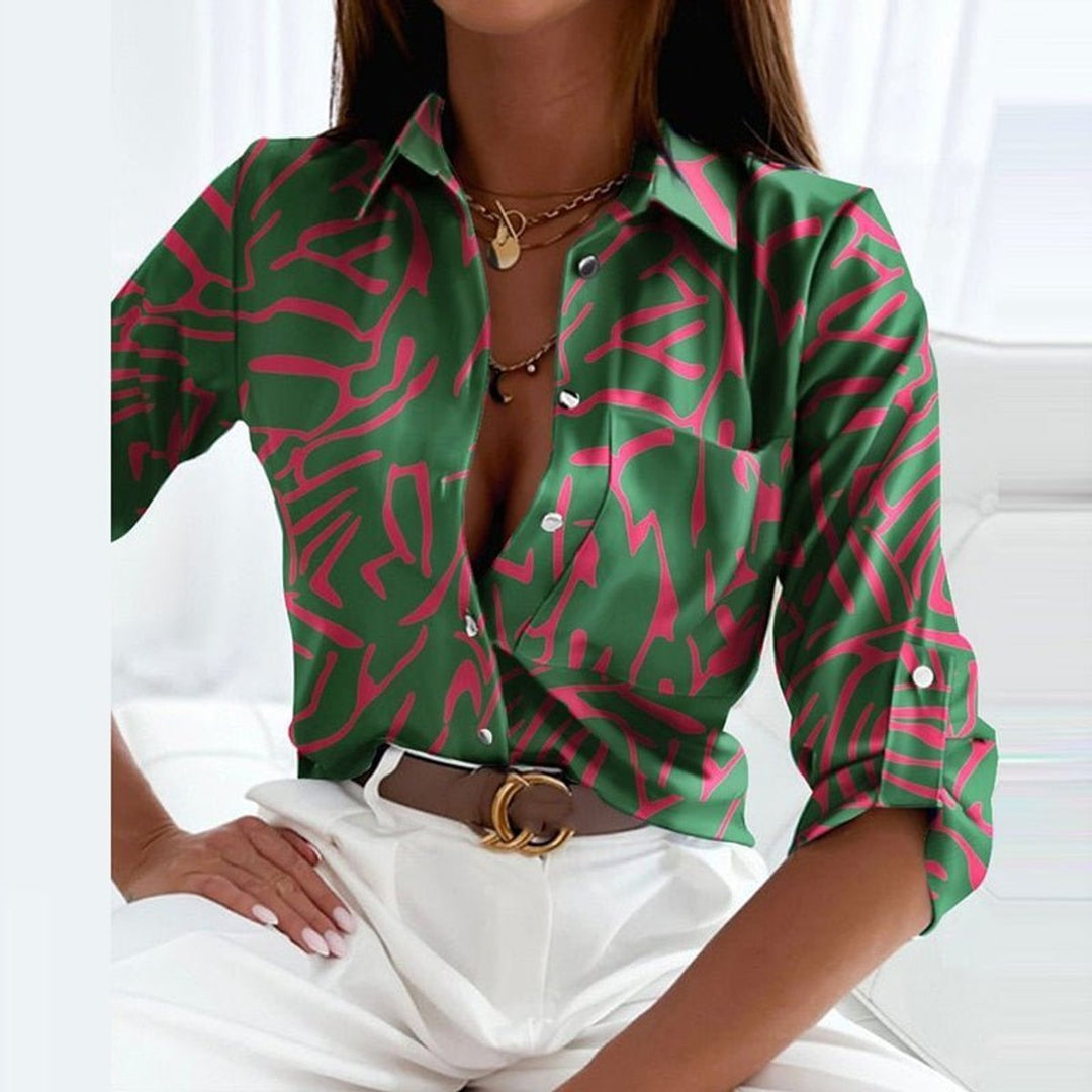 Freya Lange Blouse met Grafische Print