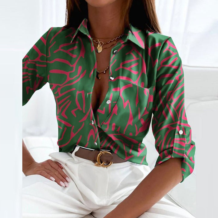 Freya Lange Blouse met Grafische Print