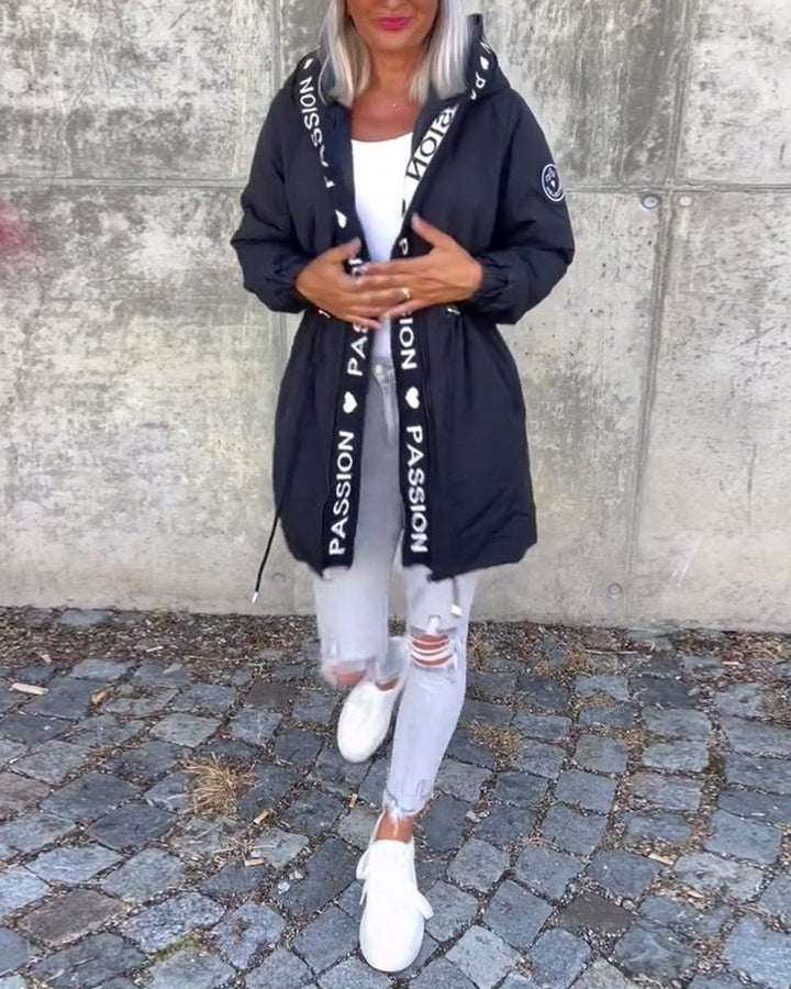 Evelyn Winterjas met Capuchon