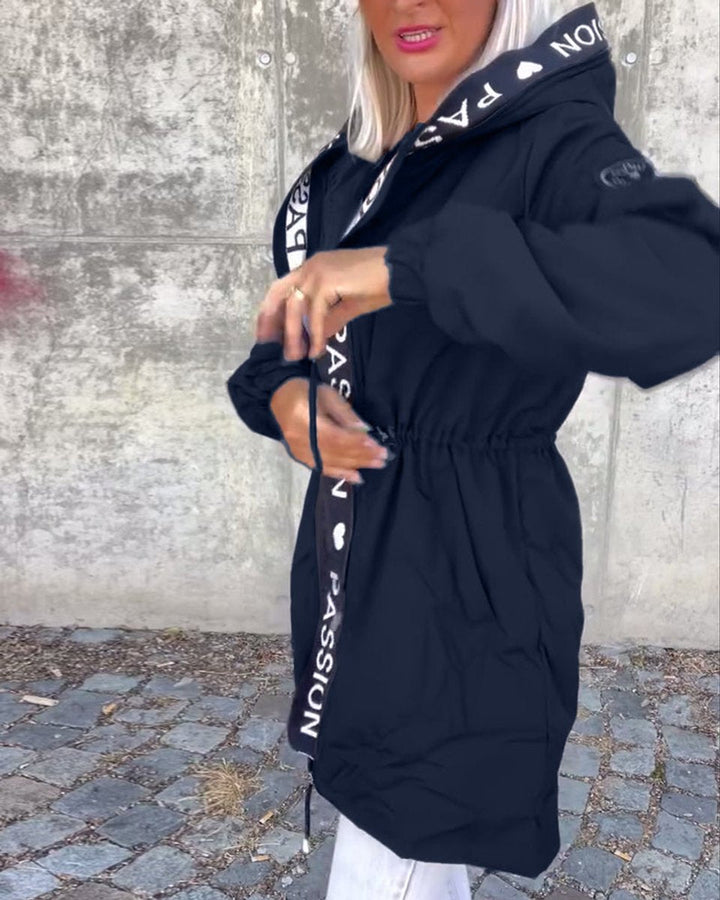 Evelyn Winterjas met Capuchon