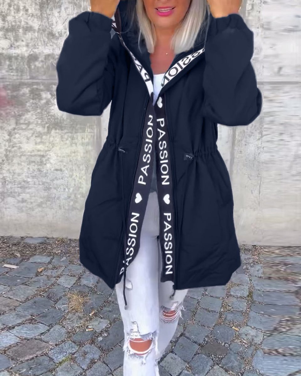 Evelyn Winterjas met Capuchon