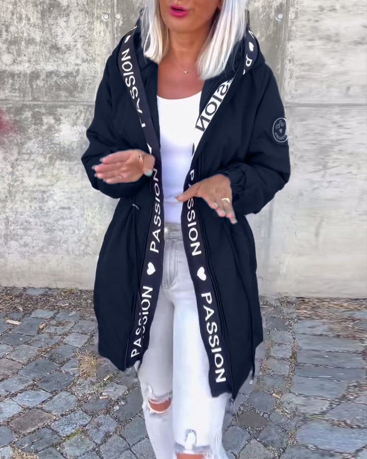 Evelyn Winterjas met Capuchon