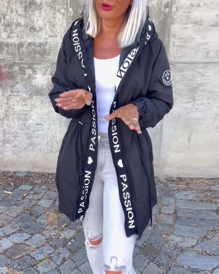 Evelyn Winterjas met Capuchon