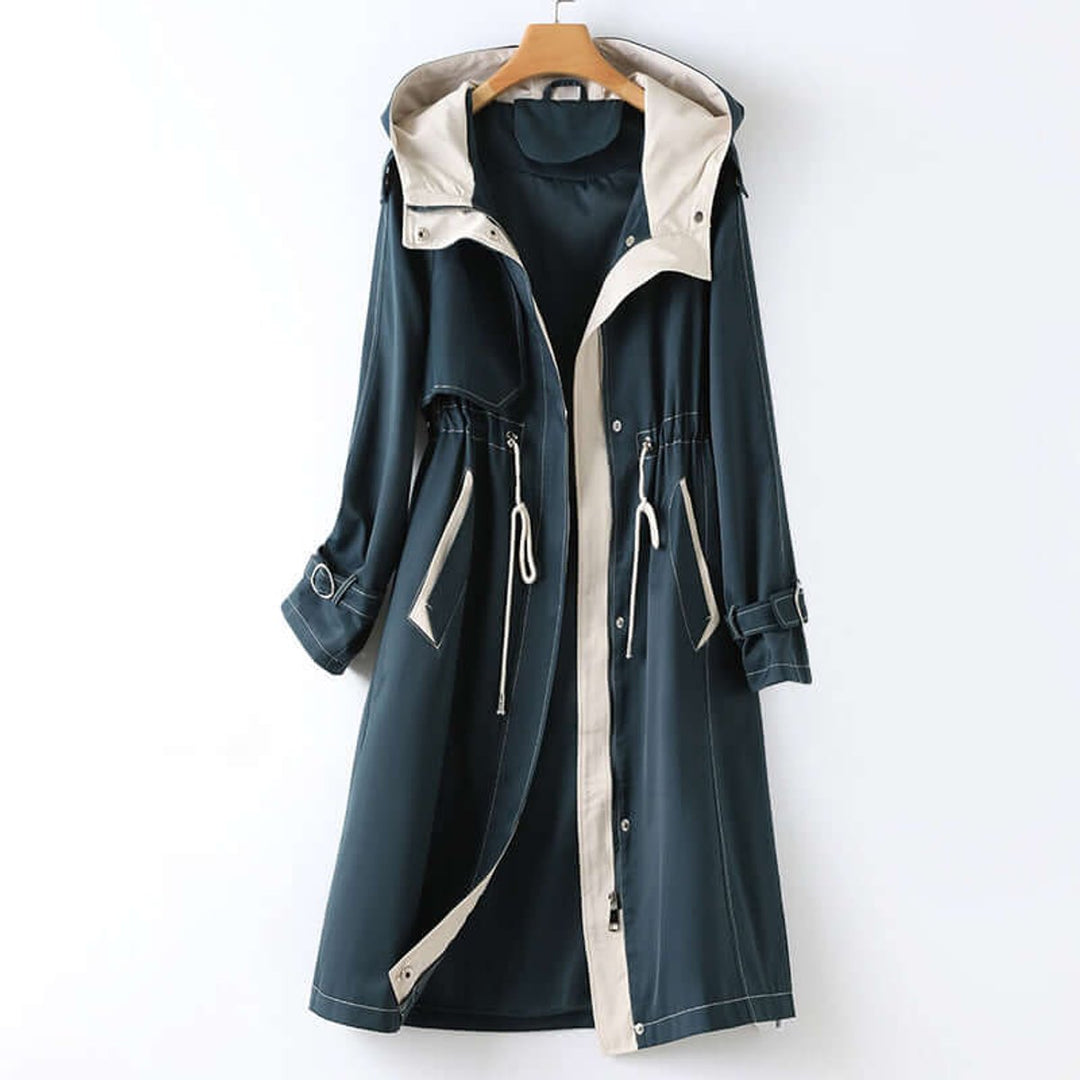Mia Trenchcoat met Capuchon