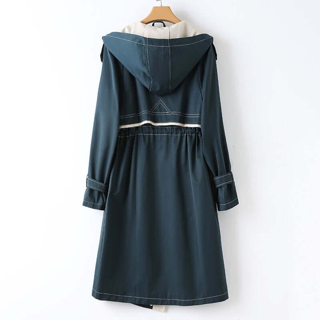 Mia Trenchcoat met Capuchon