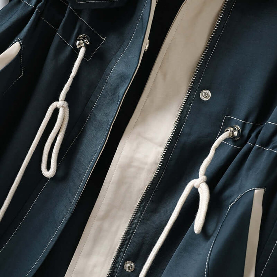 Mia Trenchcoat met Capuchon