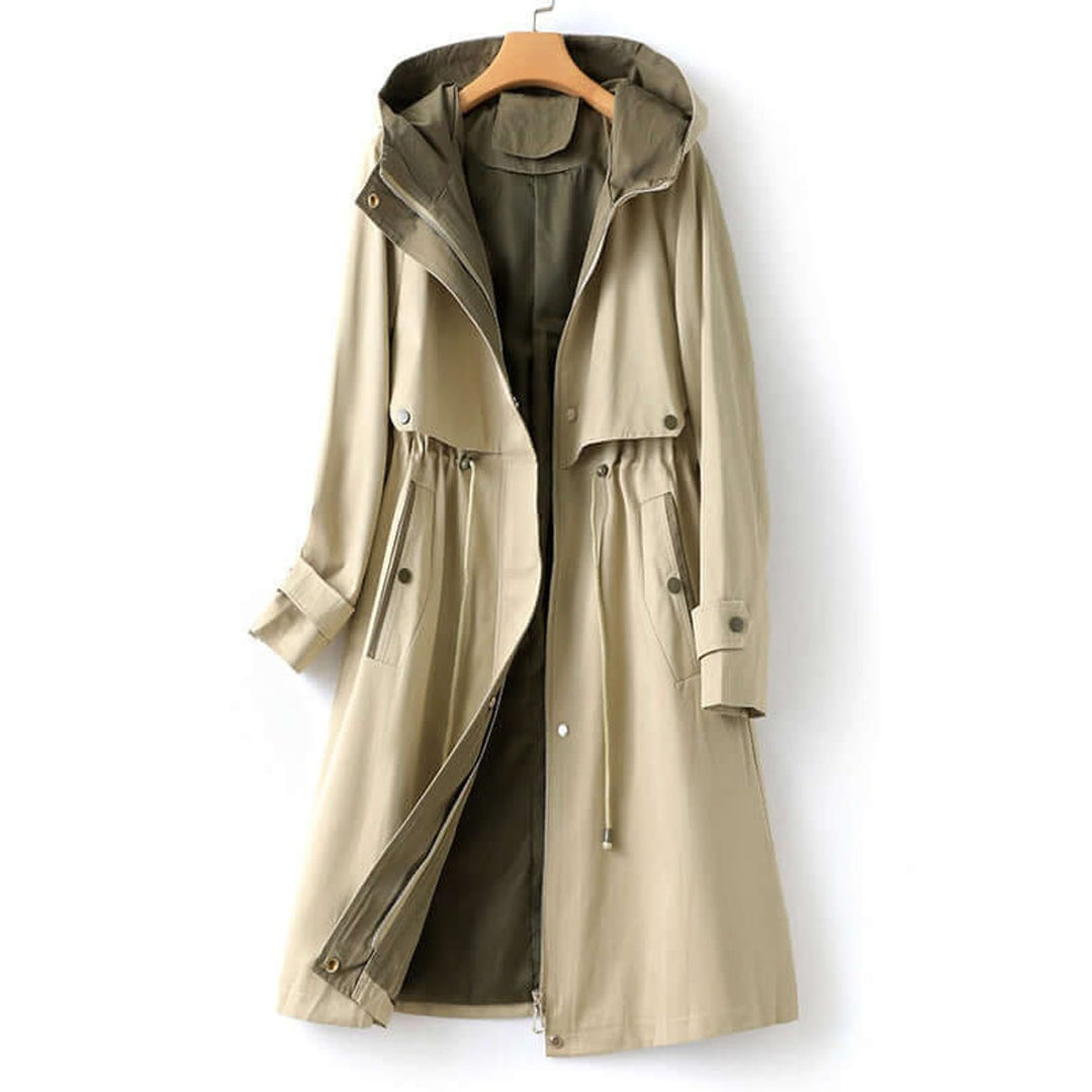 Ella Lange Trenchcoat met Capuchon