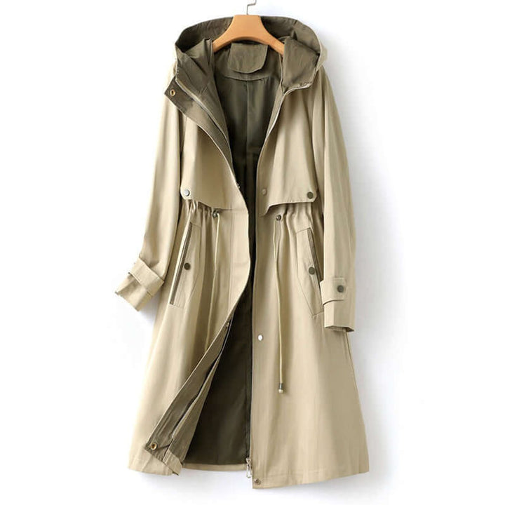 Ella Lange Trenchcoat met Capuchon