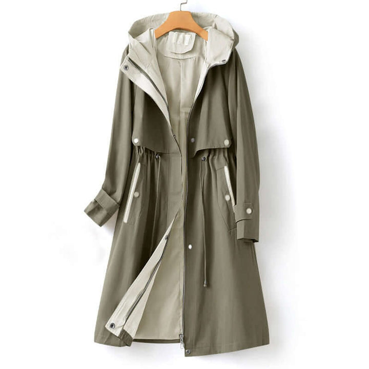 Ella Lange Trenchcoat met Capuchon