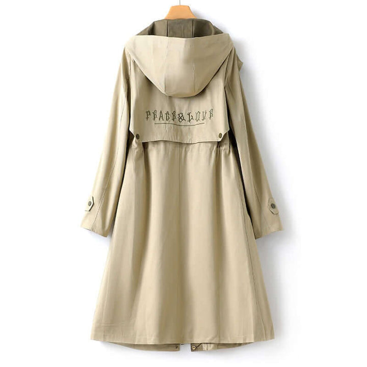 Ella Lange Trenchcoat met Capuchon