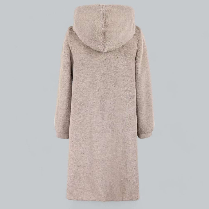 Sienna Lange Nepbont Winterjas met Warm Gevoerd