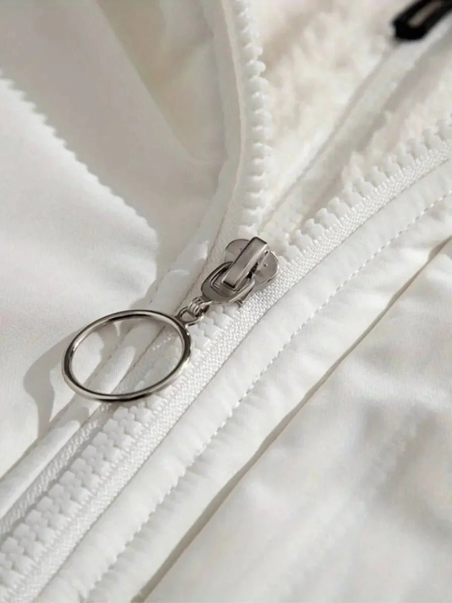 Mia Fleece Pufferjas met Capuchon