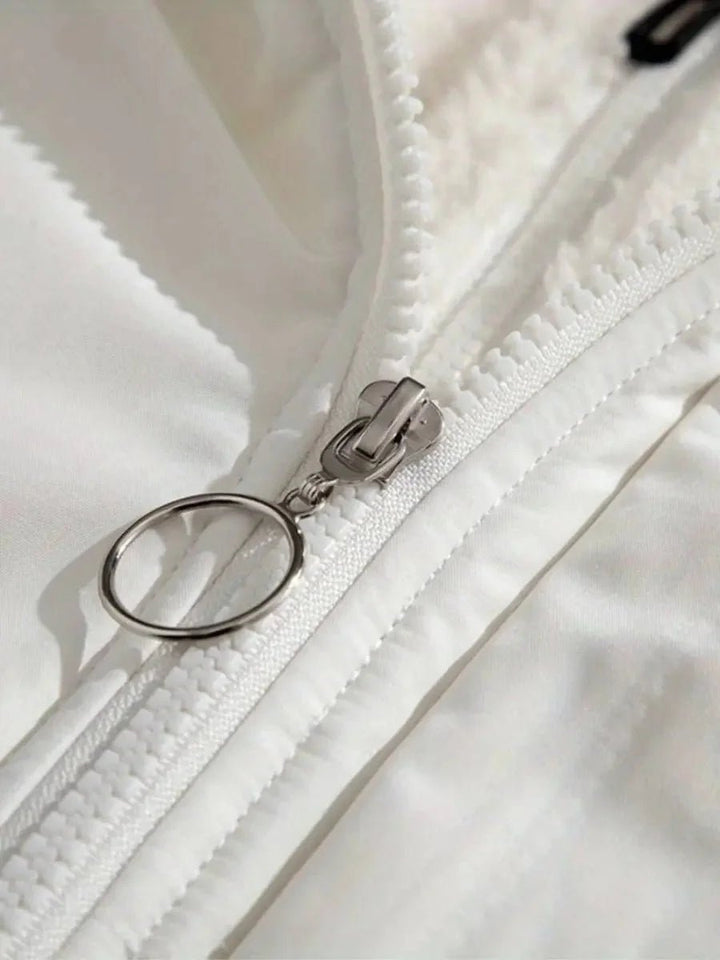 Mia Fleece Pufferjas met Capuchon