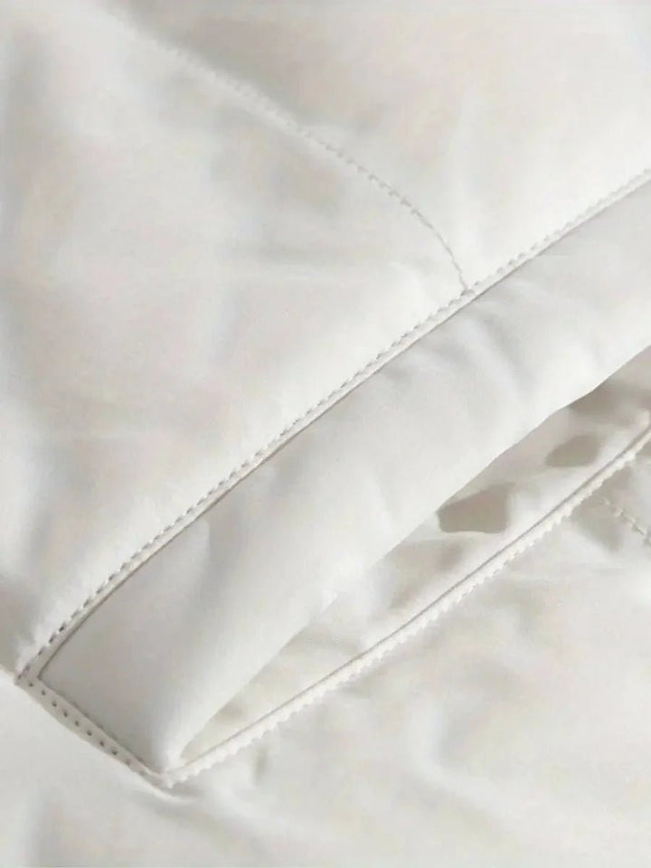 Mia Fleece Pufferjas met Capuchon