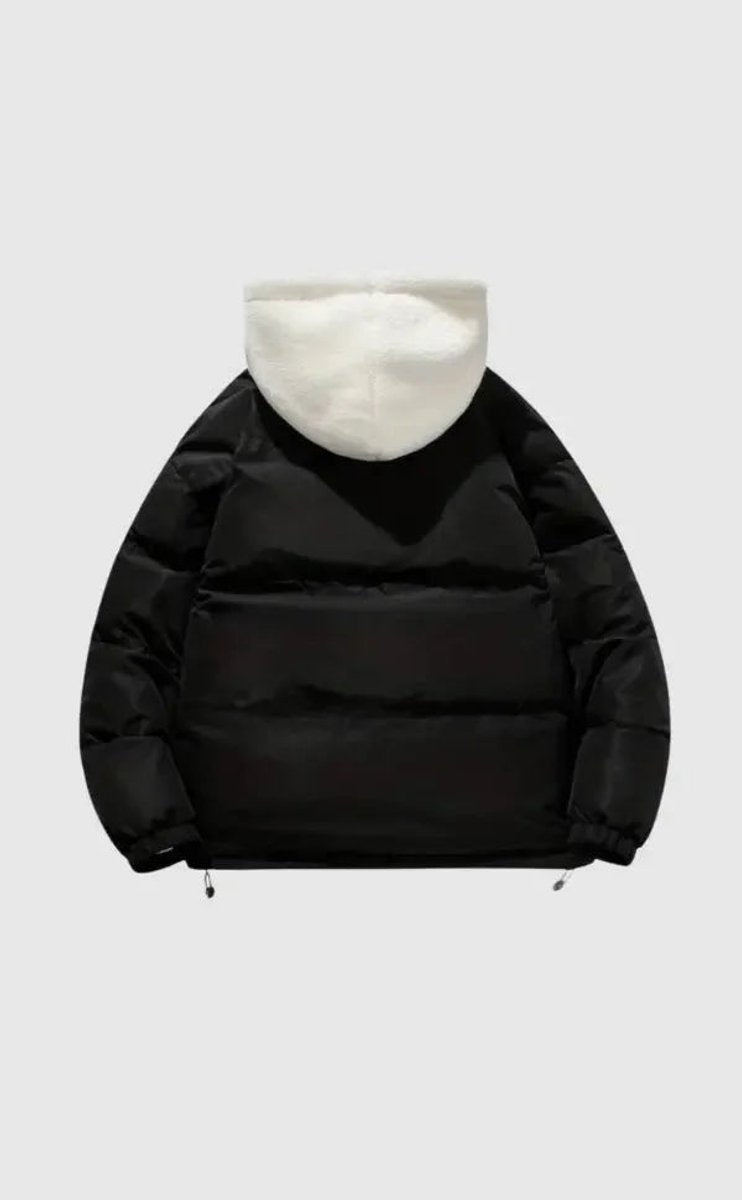 Mia Fleece Pufferjas met Capuchon