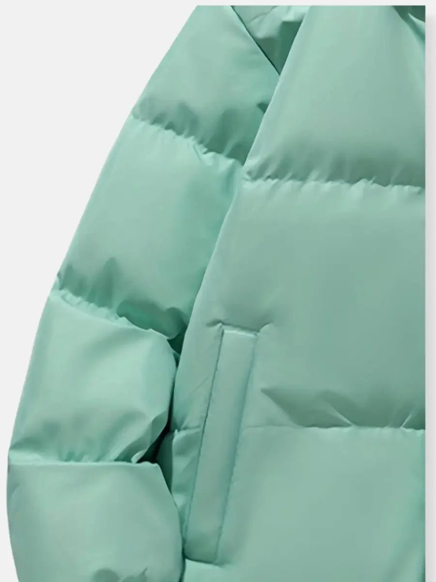 Mia Fleece Pufferjas met Capuchon
