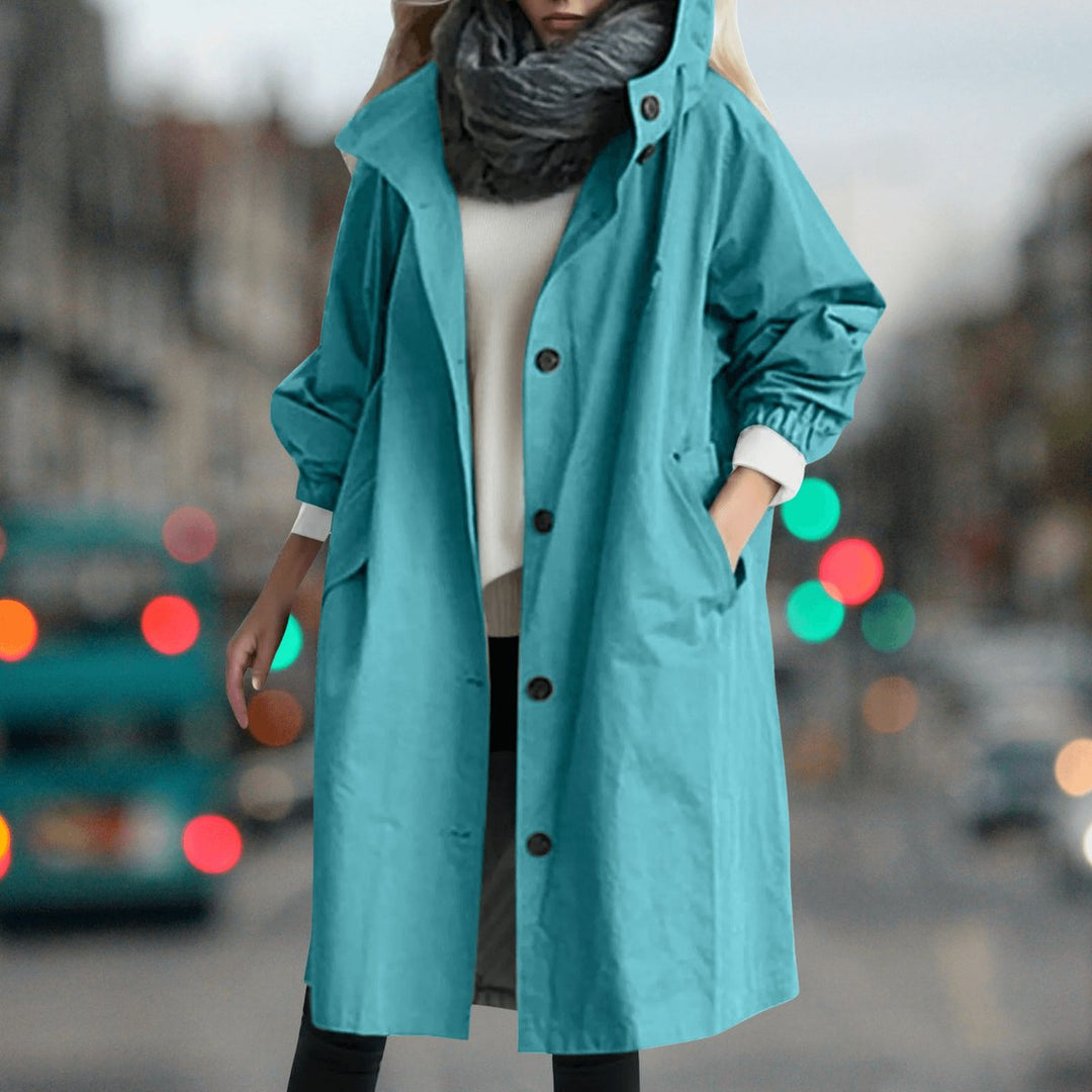 Sophie Lange Trenchcoat met Capuchon