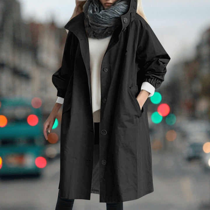 Sophie Lange Trenchcoat met Capuchon