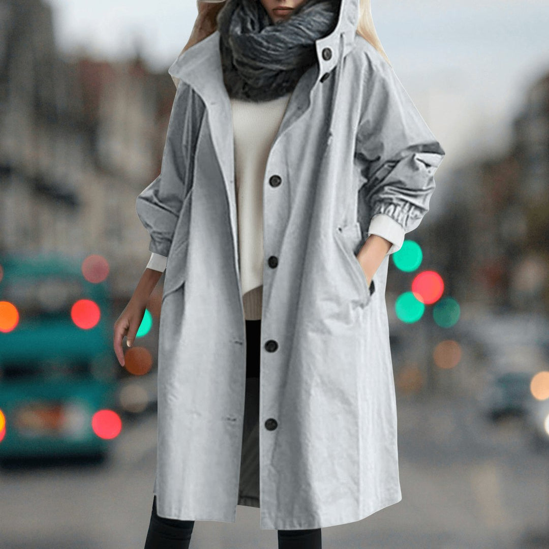 Sophie Lange Trenchcoat met Capuchon