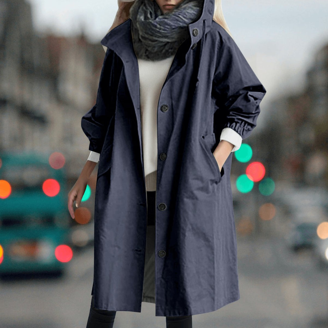 Sophie Lange Trenchcoat met Capuchon