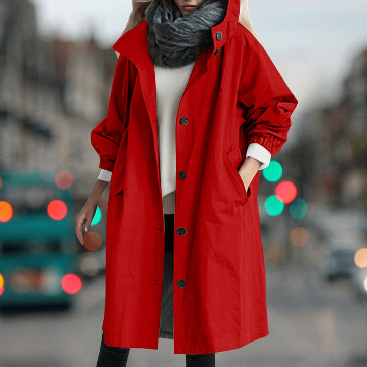 Sophie Lange Trenchcoat met Capuchon