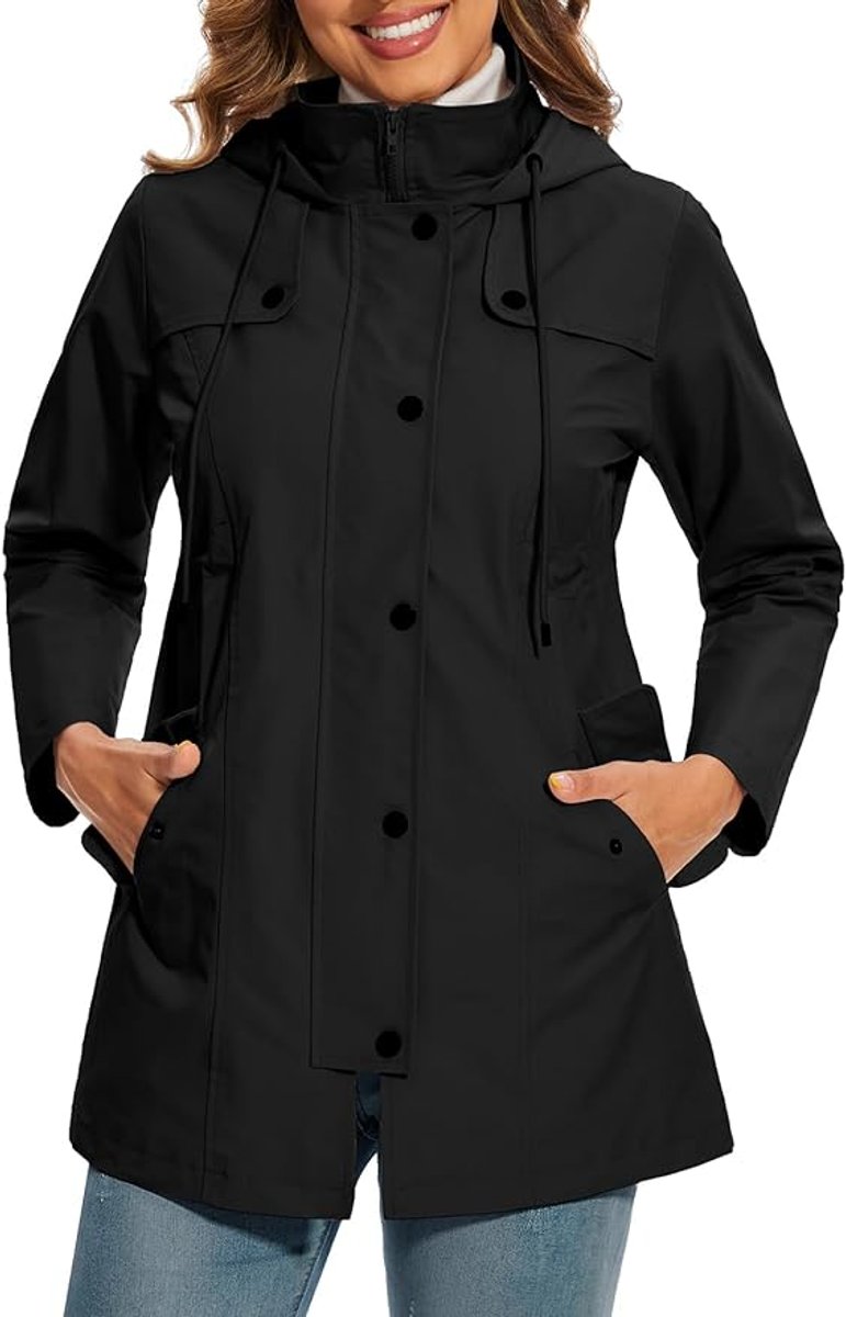 Freya Trenchcoat met Ruitprint
