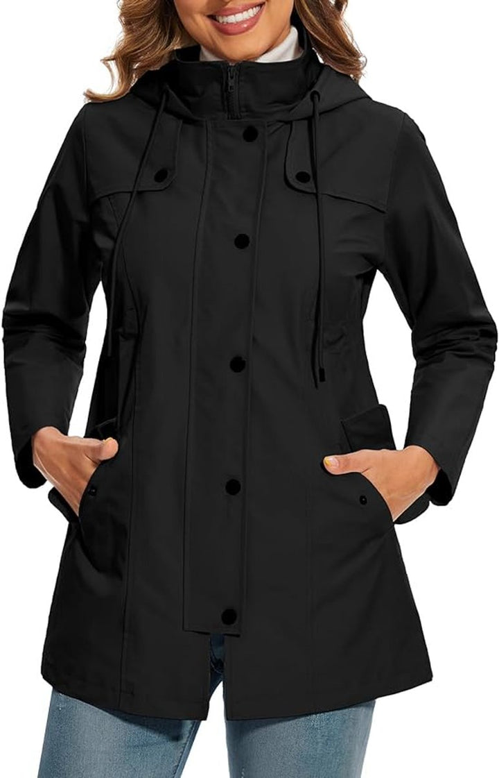 Freya Trenchcoat met Ruitprint