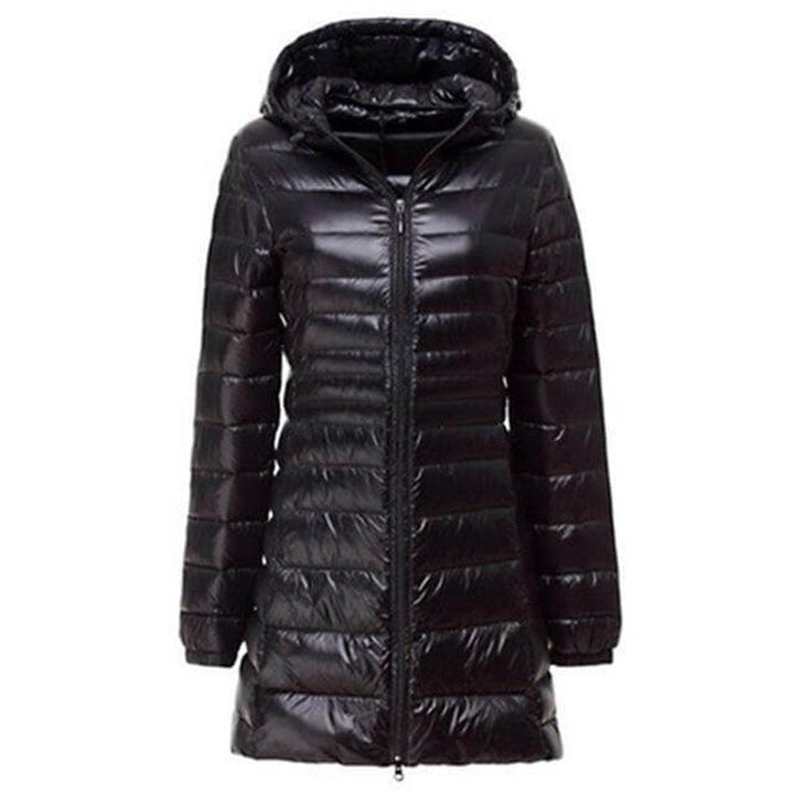 Florence Lange Pufferjas met Capuchon