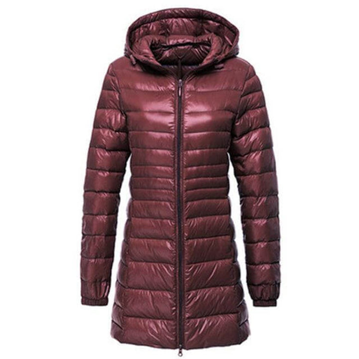 Florence Lange Pufferjas met Capuchon