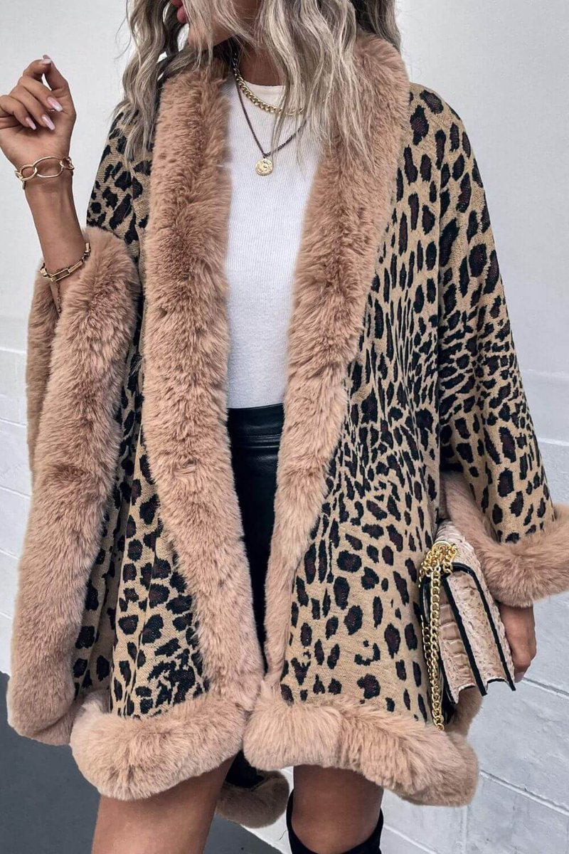 Emily Nepbont Cape met Dierenprint
