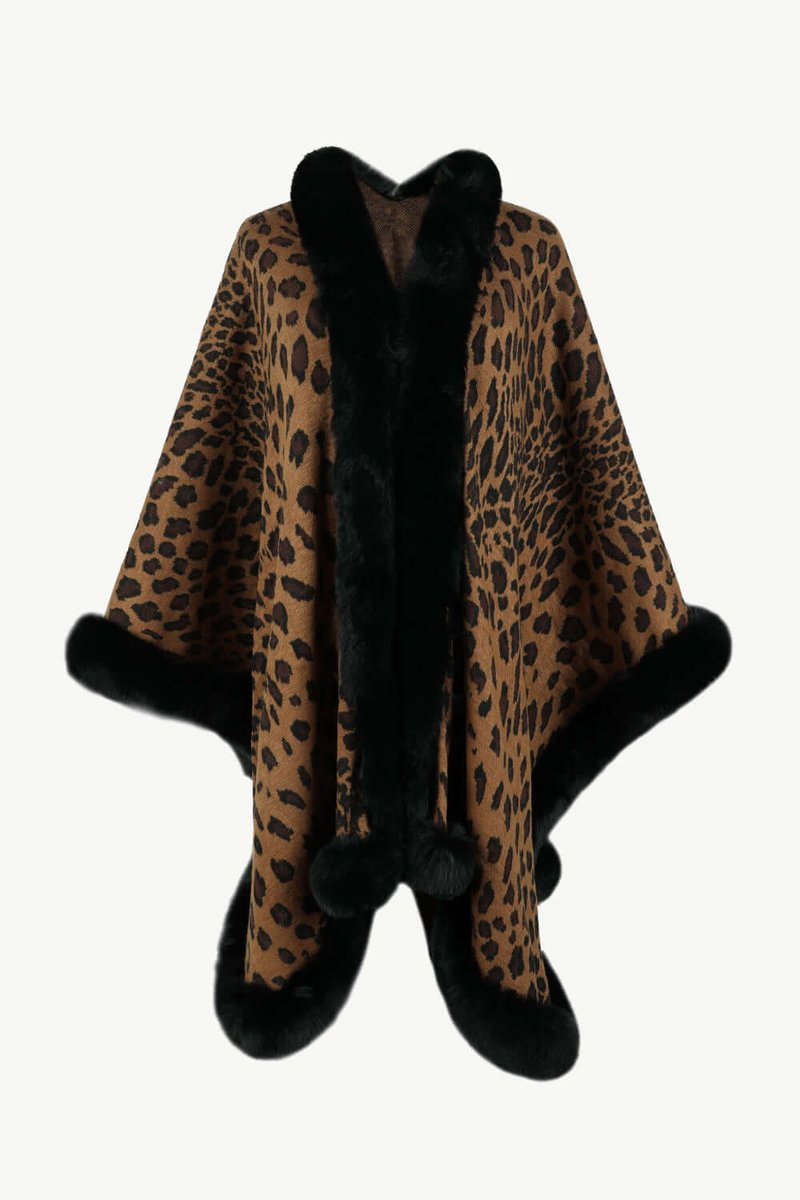 Emily Nepbont Cape met Dierenprint
