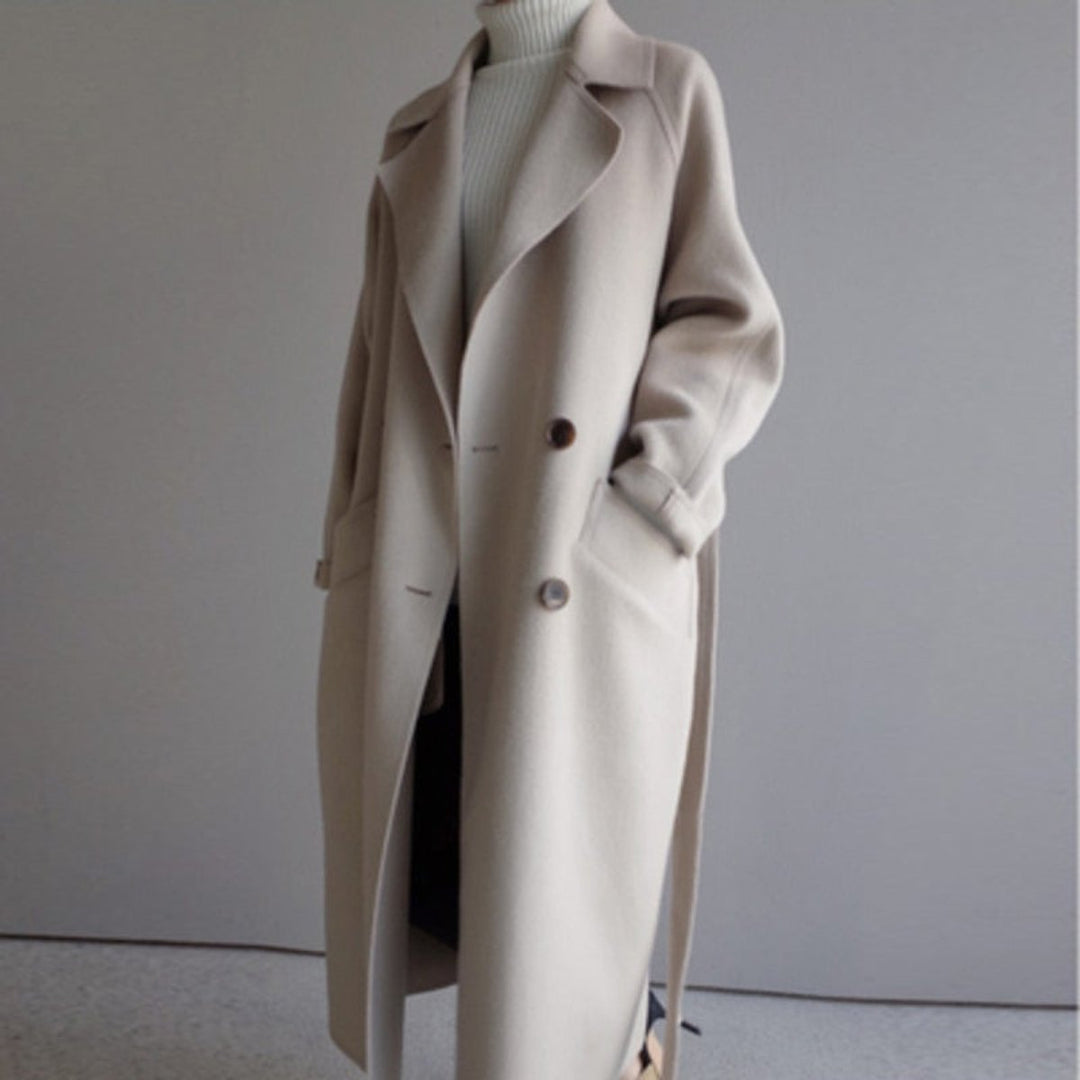 Lily Lange Wollen Trenchcoat