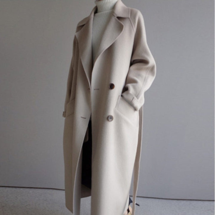 Lily Lange Wollen Trenchcoat