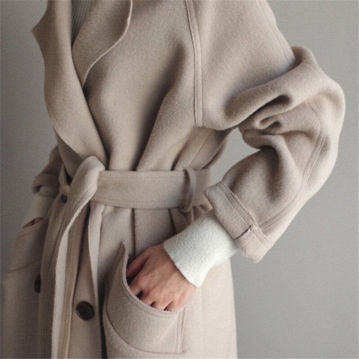 Lily Lange Wollen Trenchcoat