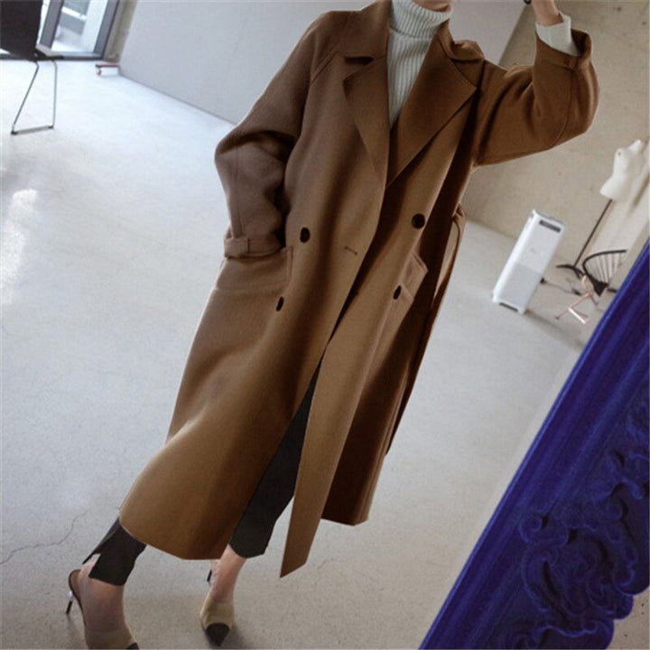 Lily Lange Wollen Trenchcoat